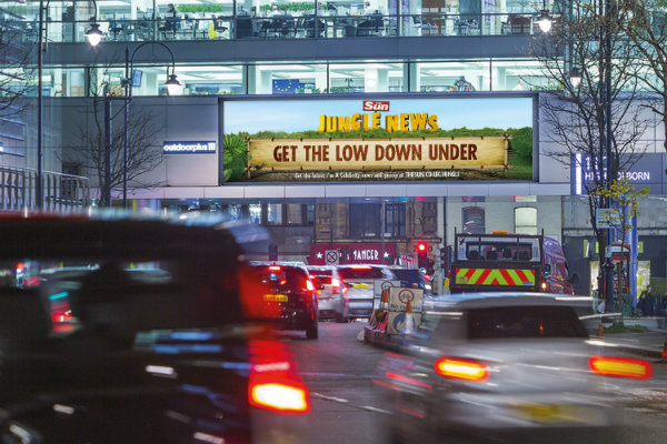 The Sun is running an I'm a Celebrity campaign