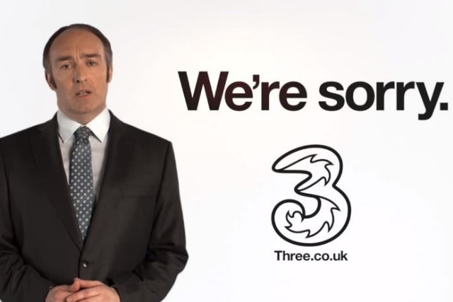 Three: #holidayspam spoof apology campaign