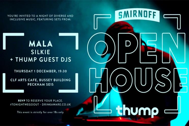 Smirnoff: diverse and inclusive music event