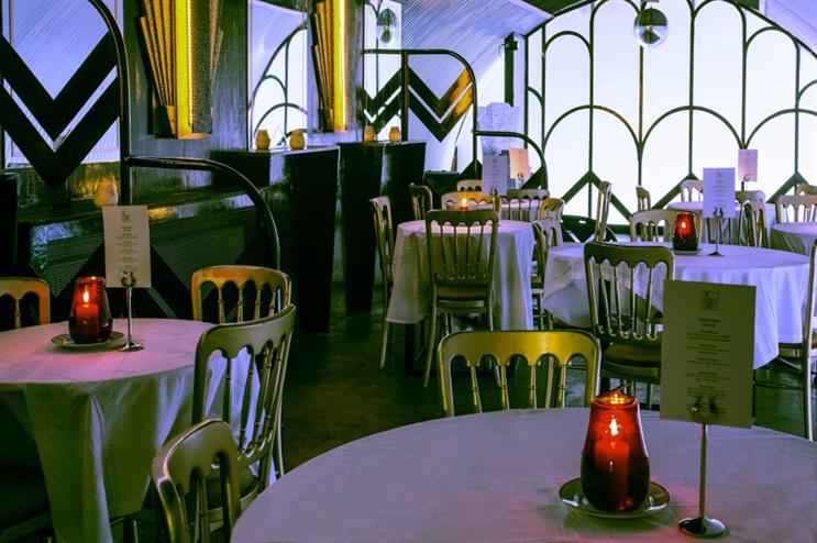 Inspired by the 1920s, the Tick Tack Club can host up to 150 people in total