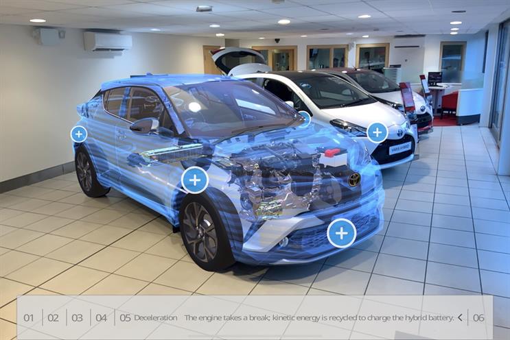 Toyota creates augmented reality experience for new model