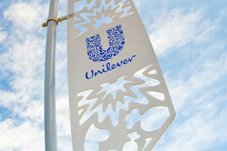 Unilever: works with WPP, Omnicom and Interpublic