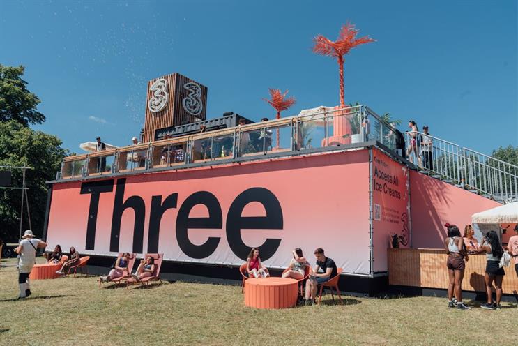 Three helps music lovers stay connected at UK festivals - Campaign