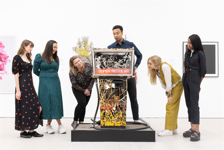 M&C Open House students at Saatchi Gallery