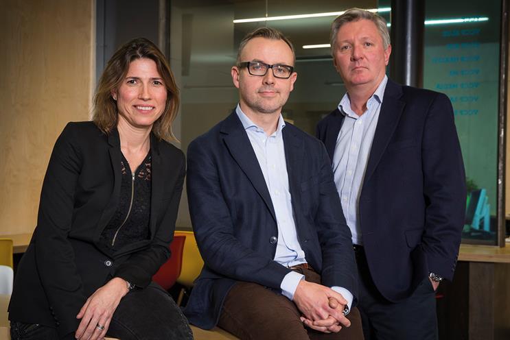 Becker, Mead and Coleman (l-r): looking to differentiate VCCP Media from network agencies