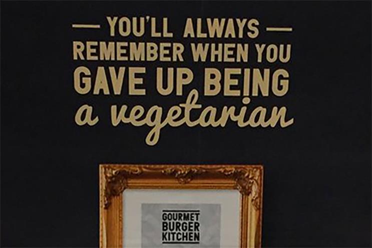 Gourmet Burger Kitchen: apologised for poster ads on the London Underground