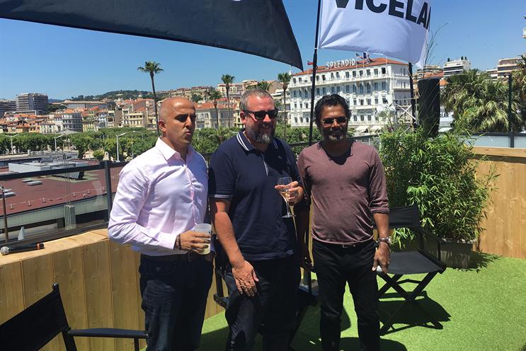 The Vice/Times of India team in Cannes