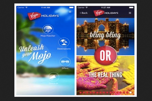 Virgin Holidays: new app gives travellers their 'mojo' back