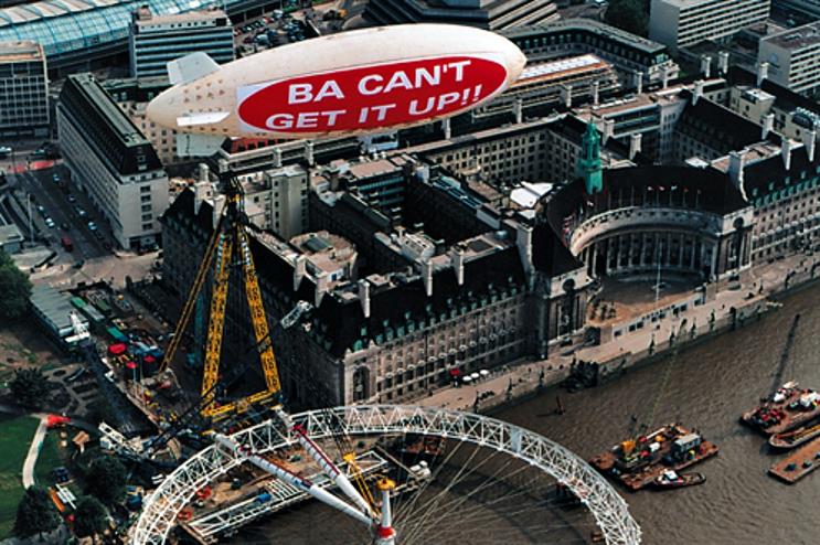Virgin Atlantic's PR stunt (c. www.virgin.com)
