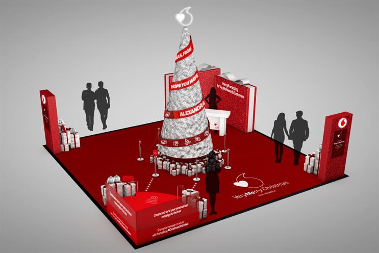 Vodafone: festive activation will showcase tree with digital surprises