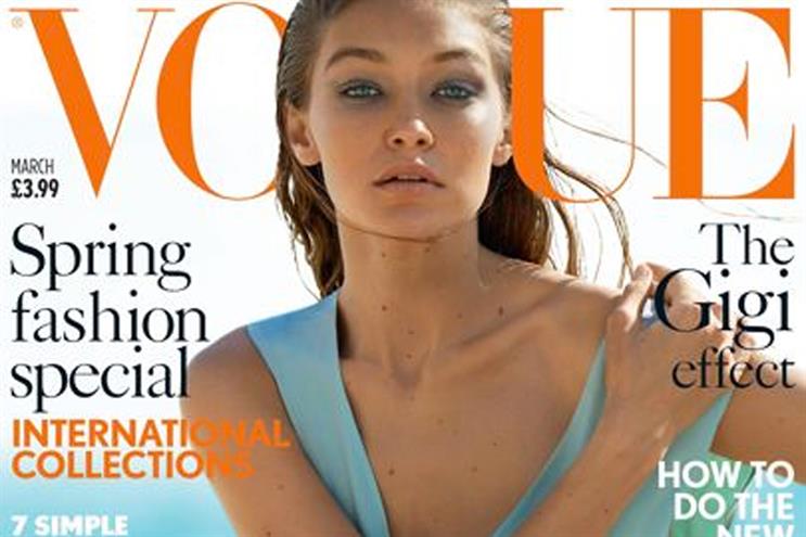 Vogue: owner Conde Nast's titles are down 8.9% year on year