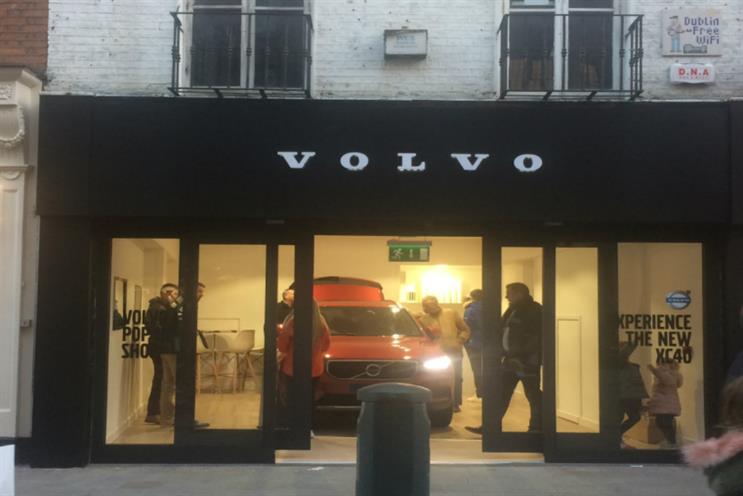 Volvo showcases new model at Dublin pop-up