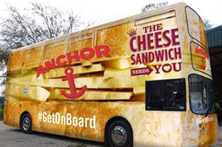 The Anchor Cheddar bus tour has been created by the brand and agency Why Not