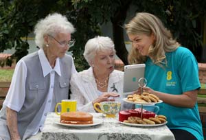 June Whitfield hosts special EE Techy Tea Party