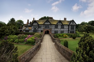 Speke Hall, a Tudor timber-framed manor house in Liverpool