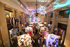 The London Christmas Party Show made its debut at Banking Hall