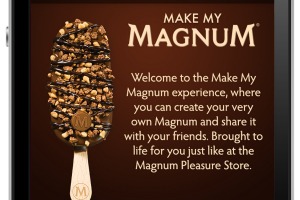 Karmarama's mobile app complements the Magnum face-to-face activity