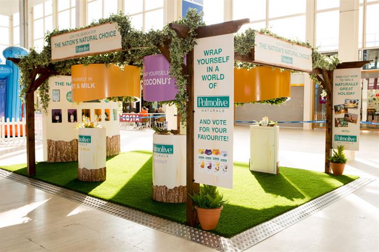 Palmolive's latest activation includes immersive shower pods