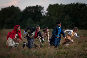 Performers Burn the Curtain to create immersive storytelling experience (Unexpected Festival)