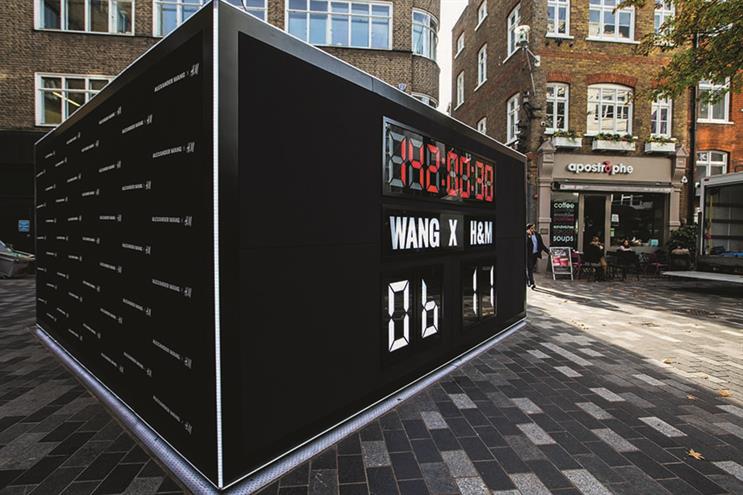 Experiential marketing: The Box of Wang promoted H&M's collaboration with Alexander Wang 
