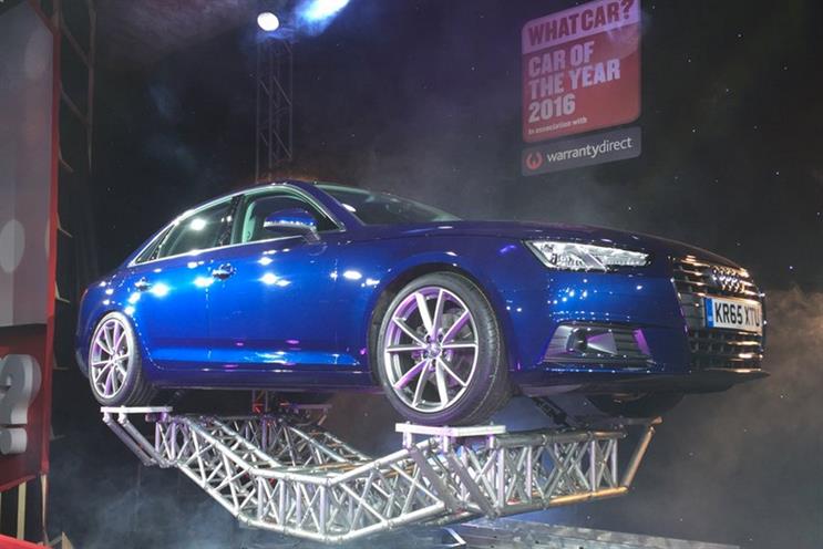 VW's Audi A4 was named Car of the Year