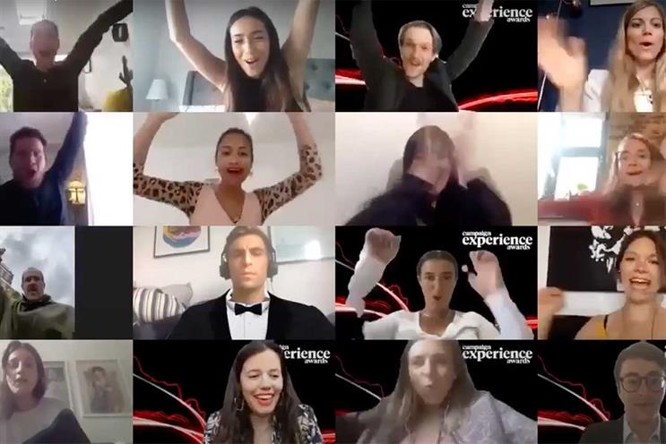 Campaign Experience Awards: held in virtual ceremony