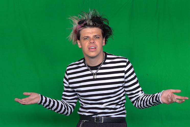 Yungblud: performed in front of green screen for experience