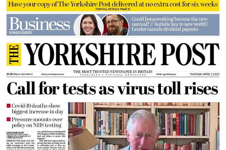 The Yorkshire Post: owner JPIMedia has furloughed staff
