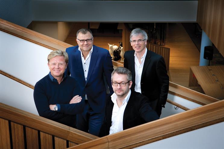 Moore, Fennell, Paterson and Hall (l-r): the joint venture, which will share revenue and costs, could handle other BBH clients