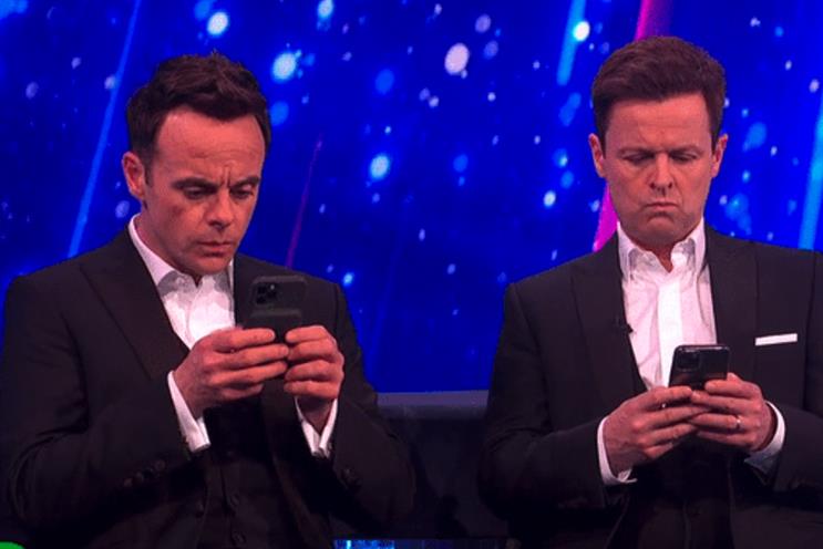 Ant & Dec: began texting Mo Farah during 'Saturday Night Takeaway'