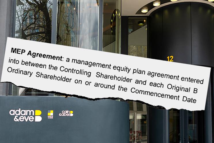 Adam & Eve/DDB: new share structure gives senior management profit share