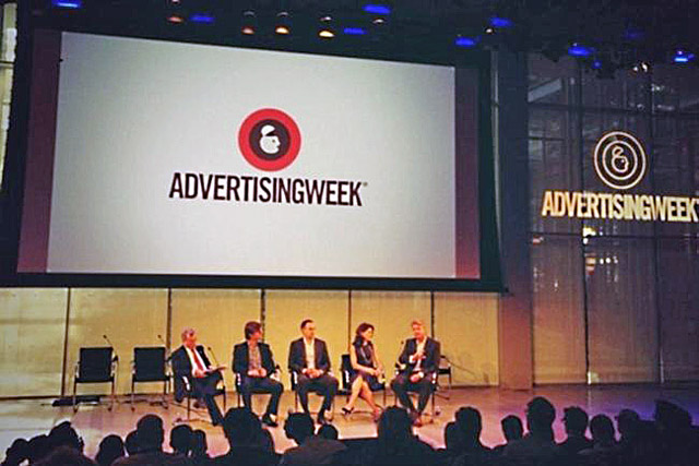 Executives from ESPN: Live Nation, Amazon and CBS joined Sir Martin Sorrell on stage in New York.