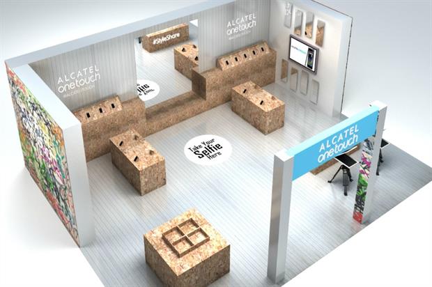 Alcatel Onetouch will be inviting visitors to get creative at its bag printing station