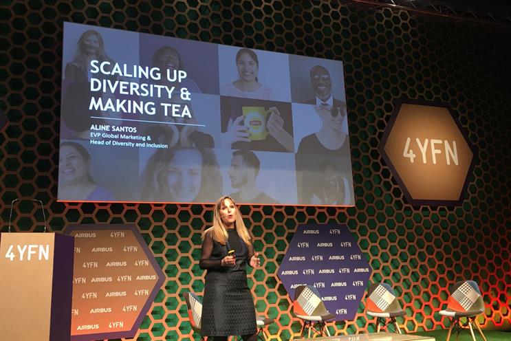 Aline Santos, Unilever executive vice-president, global marketing and head of diversity and inclusion