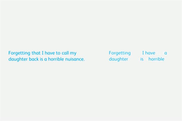 Alzheimer’s Society: Fallon created recent ad campaign