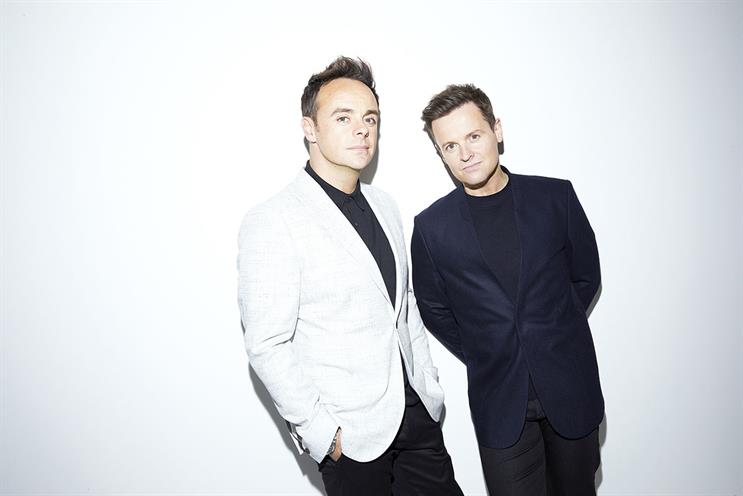 Ant & Dec: hosts of Saturday primetime ITV show