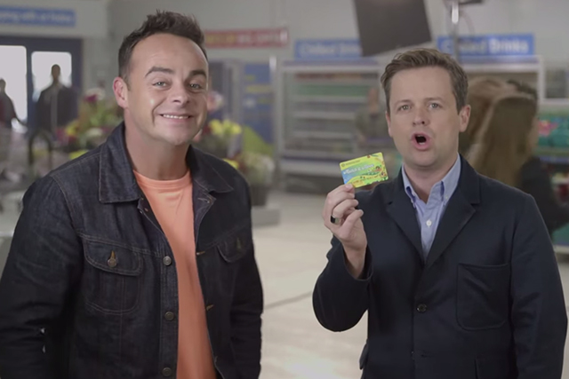 Ant and Dec shop at Morrison's