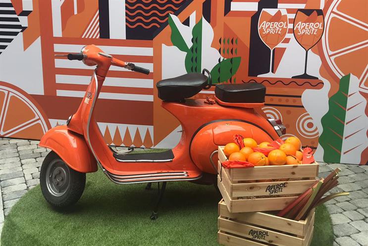 Aperol's 20-feet wide sundial returns to South Bank