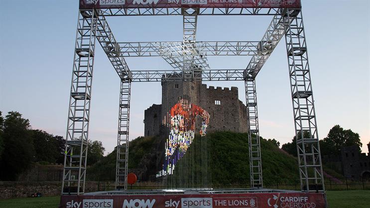 Sky Sports: 'Lions' artwork is by Michael Murphy