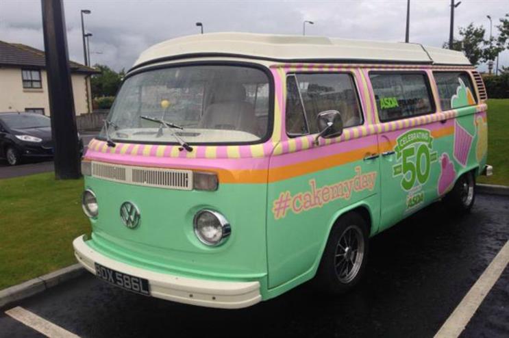 Asda's #cakemyday van is making its way around the UK (@asda)