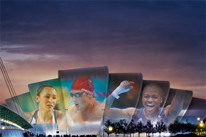Glasgow 2014 ambassador banner