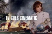 Fiona Bruce turns Hollywood hero in Fallon BBC HD ad