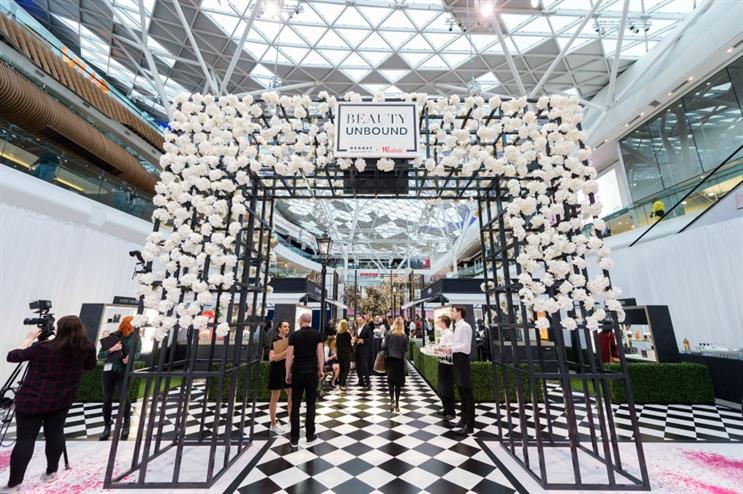 Beauty Unbound will be open at Westfield London until Sunday, before it moves to Westfield later this month
