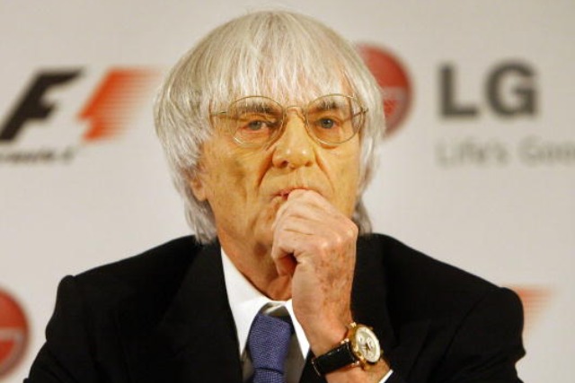 Bernie Ecclestone: the Formula One group chief executive