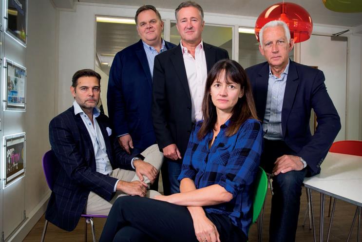 Blackwood Seven: (left to right) Busch, Kjærsgaard, Fox, Biggam and Wootton