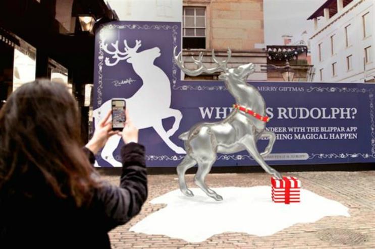 Hunting for reindeer with Blippar
