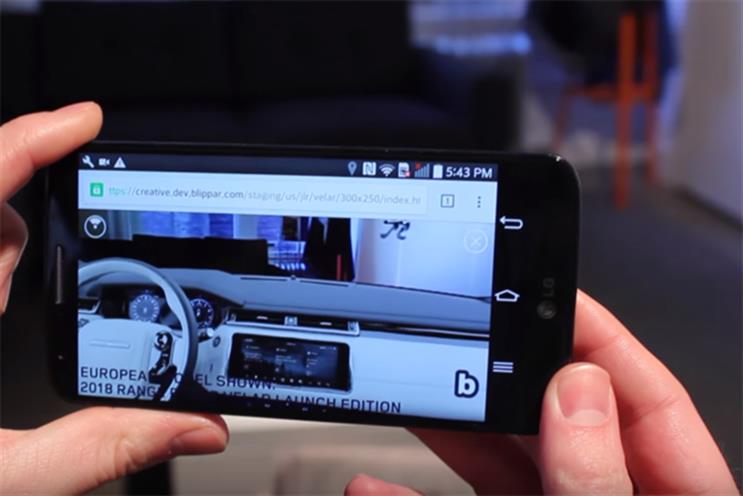 Blippar: worked with Jaguar Land Rover last year