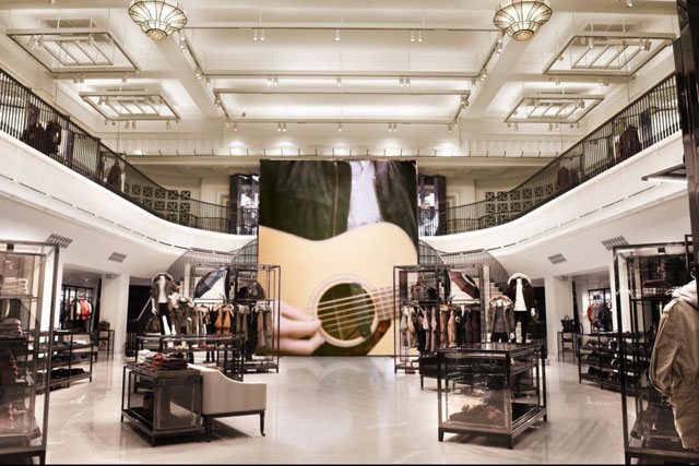 Burberry: the luxury retailer's flagship store in London's Regent Street