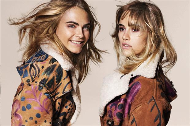 Burberry: Cara Delevingne and Suki Waterhouse in the autumn/winter Burberry campaign
