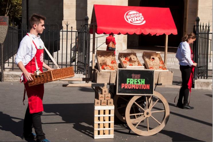 Burger King: trading tomatoes for Whoppers in France